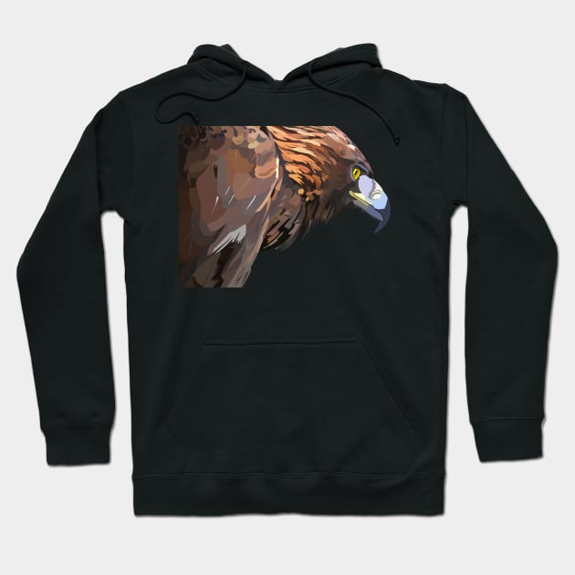 Eagle Hoodie by ivtanart